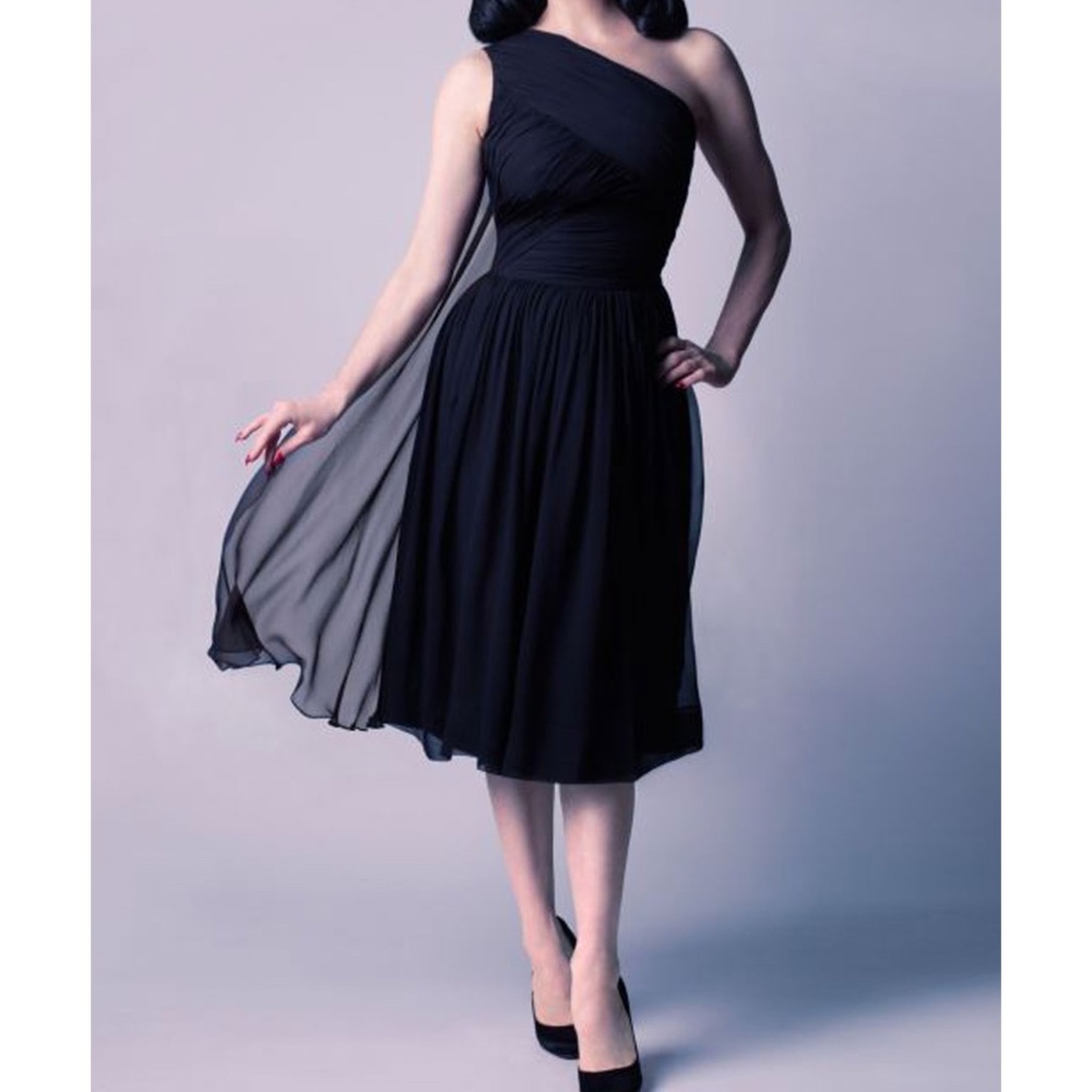 Rare Tatyana Dita Von Teese Follow Me Silk Chiffon Dress